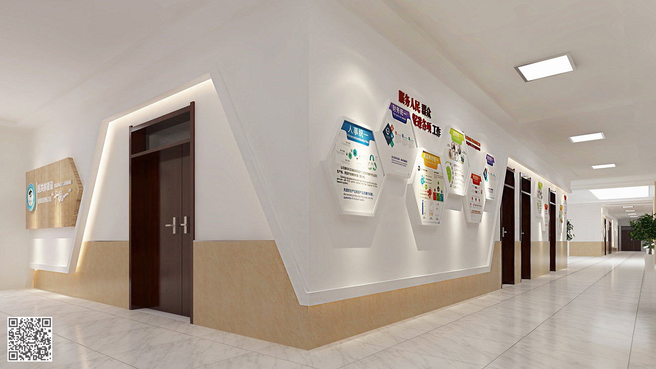 陵城區(qū)中醫(yī)院醫(yī)共體文化空間展區(qū)